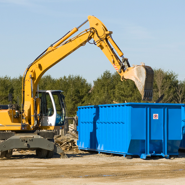 can i choose the location where the residential dumpster will be placed in Mountain City GA